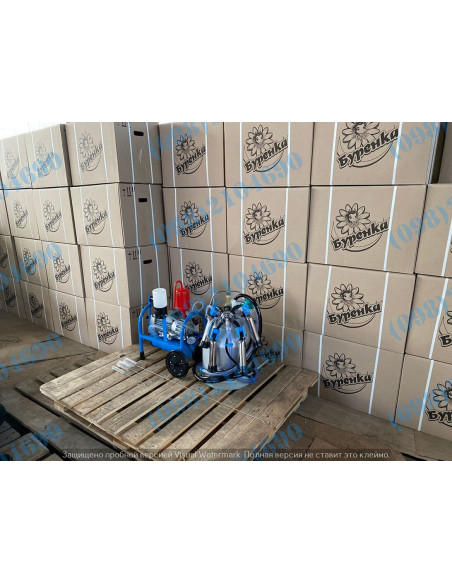 Доильный аппарат "Буренка-1 нержавейка" МАСЛЯНЫЙ